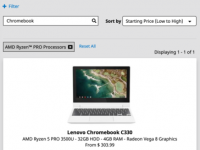 AMD已经确认Ryzen处理器即将用于Chromebook笔记本电脑