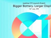 Realme C11 India将于7月14日发布
