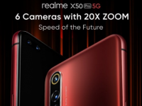 Realme X50 Pro智能手机摄像头详细信息与样品一同显示