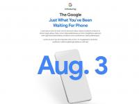 谷歌已在其商店网站上发布了预告片 确认新手机将于8月3日推出