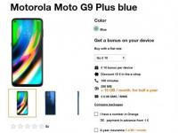 移动运营商网站上列出Moto G9 Plus的规格和价格