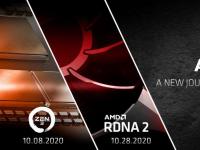 AMD将于10月发布Zen 3 CPU和RDNA 2 GPU