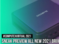 技嘉推出了2021年全新的BRIX迷你PC