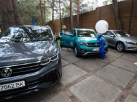 大众汽车品牌在乌克兰举办了多次乘用车组和商用车型的首映式