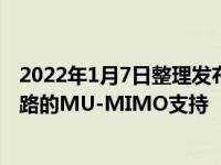 2022年1月7日整理发布：Wi-Fi 6 Release 2添加了上行链路的MU-MIMO支持