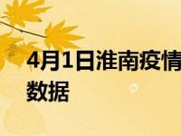 4月1日淮南疫情最新消息情况：凤台县新增数据