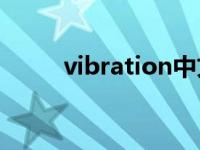 vibration中文意思（Vibration）